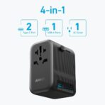 ⁦شاحن السفر  Anker Nano 65W 4x1⁩ - الصورة ⁦4⁩