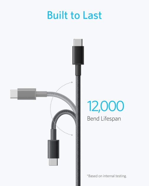 ⁦كابل تايب سي  Anker 60W⁩ - الصورة ⁦6⁩